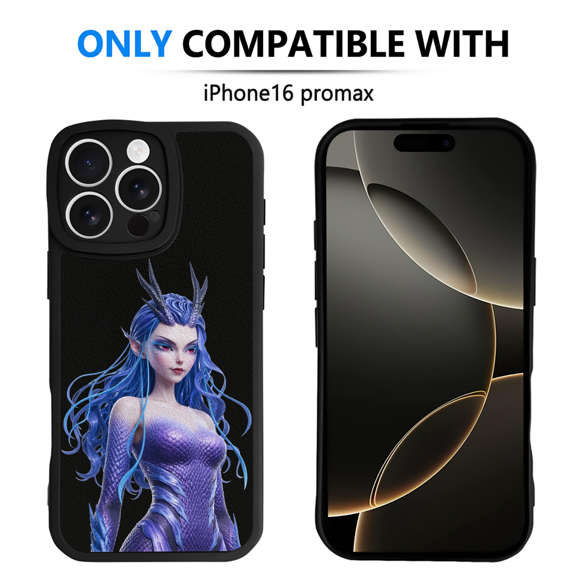 （画像用） Ne Zha 2 ナタ 魔童の大暴れ 【iPhone 16シリーズ対応】シリコンスマホケース（レザー調） 材質：シリコン